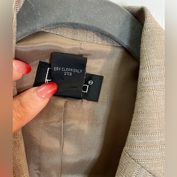 Rafaella Womens Suit Jacket Blazer Size 4 Lined Two Button Closure Stretch - Picture 5 of 7